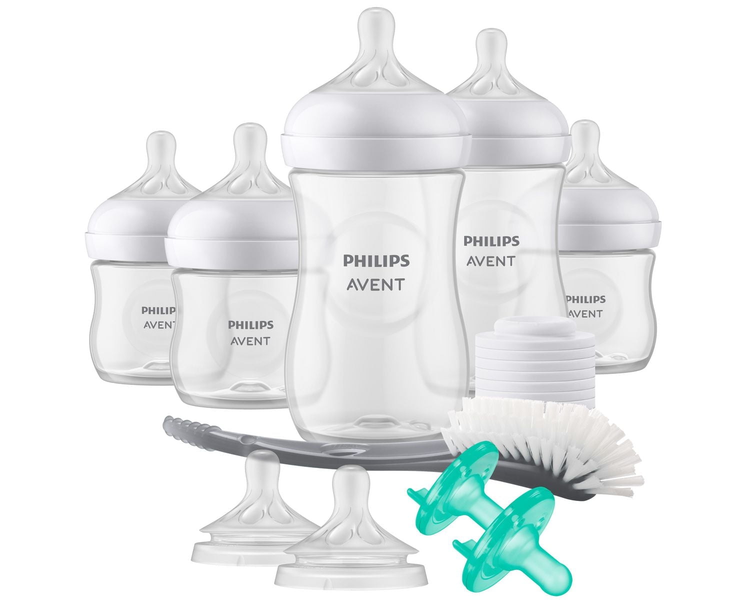 Philips Avent Natural Baby Bottle Newborn Baby Gift Set, SCD838/02, Avent Newborn Gift Set