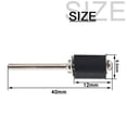 thumbnail image 2 of 5pcs Rubber Mandrel 1/8inch Grinder Drum Sandpaper Circle Kit For Rotary Tool, 2 of 7