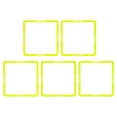 thumbnail image 2 of 5 Pcs Agility Training Rings Multifunctional Quadrilateral Physical Speed Training Rings for Basketball Football Green, 2 of 9
