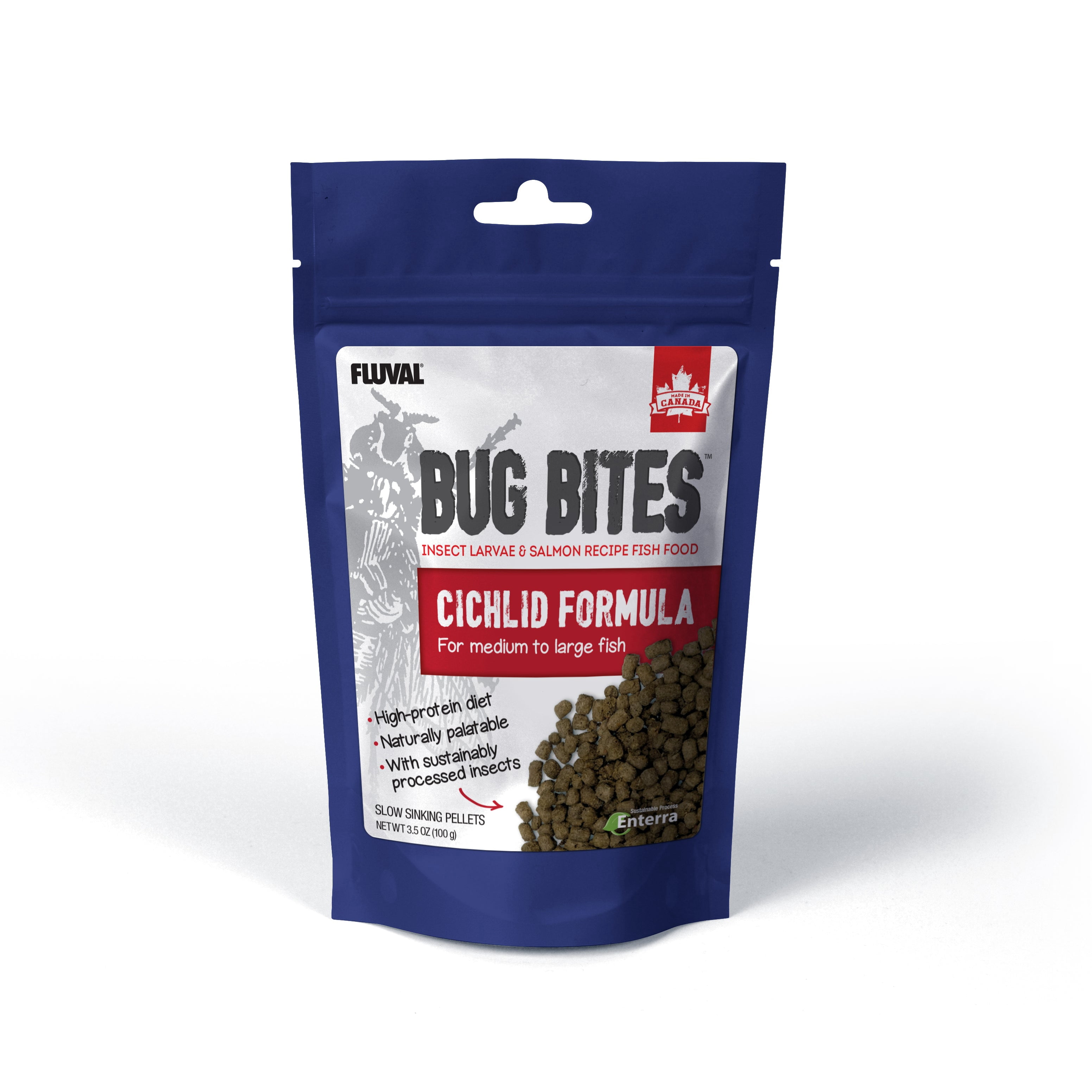 Fluval Bug Bites Cichlid Fish Food, Granules for Small to Medium Sized Fish, 15.8 oz. 15.8 Ounce (Pack of 1)