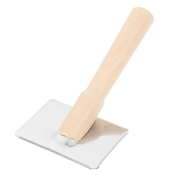 Ergonomic Wooden Handle Dog Rake Grooming Brush for Cats and Dogs – Advanced Needle Comb for Dematting, Shedding Control, and Coat Smoothness
