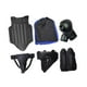 thumbnail image 5 of Protector corporal de entrenamiento de taekwondo, protector de entrepierna ajustable, profesional Negro, 5 of 9