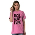thumbnail image 2 of Best Aunt Ever Cute Favorite Auntie Women's Graphic T Shirt Tees Brisco Brands S, 2 of 2