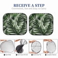 thumbnail image 6 of Kll Tropical Palm Leaves1 Windshield Sun Shade 2-Piece Foldable Car Front Window Sunshade For Most Sedans Suv Truck - Auto Sun Blocker Visor Protector Blocks Max Uv Rays - Small, 6 of 7