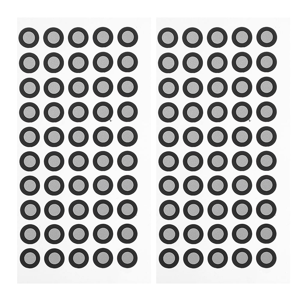 2 Sheets Of High Reflective Tear Resistant Marker Points Dot Point Markers Dot Scanning Markers Diffuse Reflection Markers Reflection Points