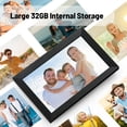 thumbnail image 5 of Aeezo Wifi Digital Picture Frame 10.1 inch with IPS Touch Screen,Loading Pictures to 32GB Smart Digital Photo Frame via Frameo App,Gift for Mother's Day,Black, 5 of 6