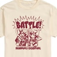 thumbnail image 3 of Marvel Deadpool - Deadpool Vs Lady Deadpool - Men's Short Sleeve Graphic T-Shirt, 3 of 5