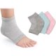 thumbnail image 1 of Moisturizing Socks, 3 Pairs-Moisturizing/Gel Heel Socks for Dry Cracked Heels, Open Toe Socks, Ventilate Gel Spa Socks to Heal and Treat Dry, Gel Lining Infused with Vitamins (Pink, Turquoise, Grey), 1 of 5