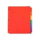 thumbnail image 1 of Binder Index Divider, Colourful 3 Ring Binder Dividers for Workplace Home, 1 of 5