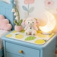 thumbnail image 4 of dgysar Small Sheep Plush Toy Cute Lamb Stuffed Animal with Floral Dress Colorful Figurine for Bookshelf Decor and Gift Ideas E, 4 of 8