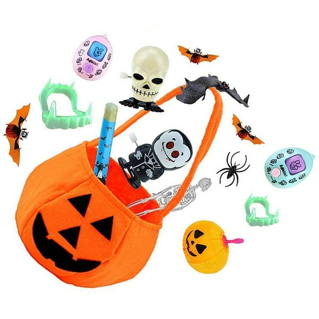 Billuyoard Juego de juguetes de Halloween, suministros para fiestas, murciélago antiestrés, juguetes sensoriales para aliviar el estrés, Kits de decoración para fiestas