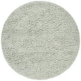 thumbnail image 5 of SAFAVIEH Harvey Solid Plush Shag Area Rug, Light Blue, 6' x 6' Round, 5 of 5