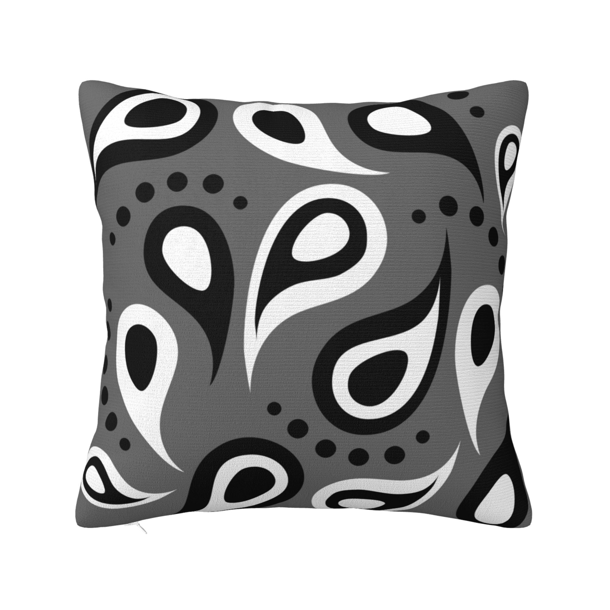 ZICANCN Paisley Water Drop Modern Decorative Throw Pillow Covers, Bed