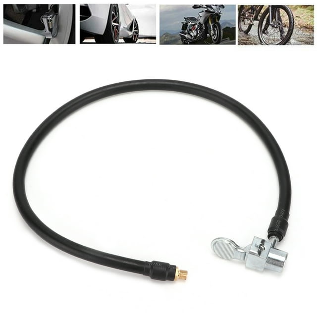 Tubo De Extensión Para Inflador De Neumáticos, Conexión Rápida, Fácil Inflado, Mandril Inflable Flexible, Manguera De Bomba De Aire Para Bicicletas, Motocicletas Y