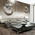 thumbnail image 1 of Tiptophomedecor 3D Illusion Wallpaper Wall Mural - Fun With Fossils, 1 of 4