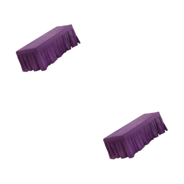 Wosthever SPA Massage Table Skirt Beauty Bed Linen Valance Cover Sheet Type4