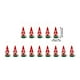 thumbnail image 1 of Gnomo navideño sin rostro con adornos de letras de Feliz Navidad, 1 of 6