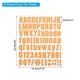 thumbnail image 2 of Uxcell Letras y Números de Vinilo Kit de Calcomanías, Calcomanías Autoadhesivas para Buzón, Señal Naranja 486 Piezas 6 Hojas, 2 of 6