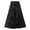 Black, variant on Women Mid Length Skirt Dance Party A Line High Waisted Pleated Skirt Holiday Party Half Skirts Scrub Skirt One Size