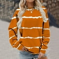 thumbnail image 4 of Patlollav Pntutb Women Long Sleeve Sweatshirt Pullover,Ladies Tunic Tops, 4 of 7