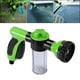 thumbnail image 4 of Pistola De Agua De Espuma Portátil 8 En 1, Herramienta De Pulverización Ajustable Para Lavado De Coches De Alta Presión, Uso Dual Para El Hogar Y El Coche Yuarrent VI004197-00, 4 of 6