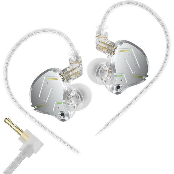 KZ ZST PRO X Gaming Earbuds, Hybrid Bass Clear Wired in-Ear Monitor Headphones,1BA+1DD HiFi IEM for Gaming,KZ in Ear Monitors All-Day Wear Wired Earbuds for Phone Computer Tablet