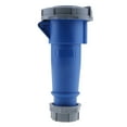 thumbnail image 2 of LOVIVER Waterproof Electrical Cable Wire 3Pin 32A 2P+E Connector Coupler Outdoor Plug Socket, 2 of 6