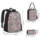 thumbnail image 2 of Balery Rose Mix Leopard 3 Mochila Escolar 3 en 1 para Niños - Mochila Resistente con Lonchera Térmica y Estuche - Mochila Escolar para Niños y Niñas, 2 of 7