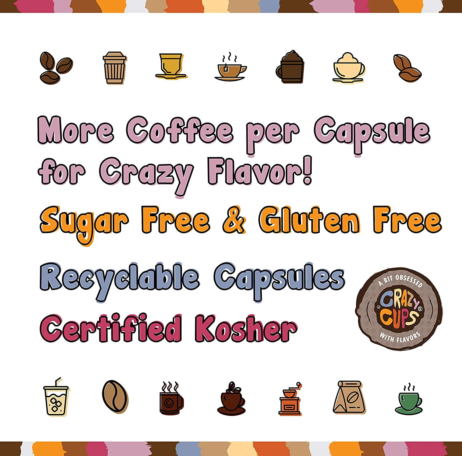 Crazy Cups Flavored Decaf Coffee, for 