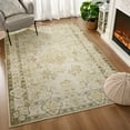 thumbnail image 2 of GUUCHA Area Rug for Living Room Persian Rug Vintage Boho Carpet for Bedroom,Khaki,4'x6', 2 of 8