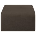 thumbnail image 5 of Meridian Furniture Arc BrownBoucle Fabric Ottoman, 5 of 7