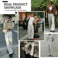 thumbnail image 6 of FEDTOSING Mens Linen Casual Dress Pants Old Money Pleated Baggy Slacks Wide Leg Relaxed Fit Trousers, 6 of 7