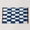 Blue Checkerboard, variant on Mid-Century Plaid Microfiber Bath Mat, Quick Dry Super Absorbent Bathroom Door Mat, Non Slip Retro Checkered Floor Rug for Toilet Shower Entrance Home Decor