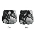 thumbnail image 5 of Picia Running Horse Pattern Women's 2 in 1 Athletic Running Shorts High Waisted Workout Casual Gym Sweat Shorts with Comfy Liner Zipper Pockets-X-Large, 5 of 9