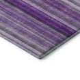 thumbnail image 4 of Addison Rugs Mayfield Washable Transitional Stripes Purple Rectangle Rug, 9' x 12', 4 of 6