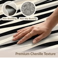 thumbnail image 6 of ODIKA Zebra Print Bold Diagonal Minimalist Wallpaper Blanket Tiger Pet Friendly & Kids Safe Play for Playroom, Bedroom, Reading Nook, 6 of 7