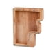 thumbnail image 1 of Alcancía de madera Alfabeto Caja de efectivo Letras Moneda Alcancía Niños Caja de dinero, 1 of 5