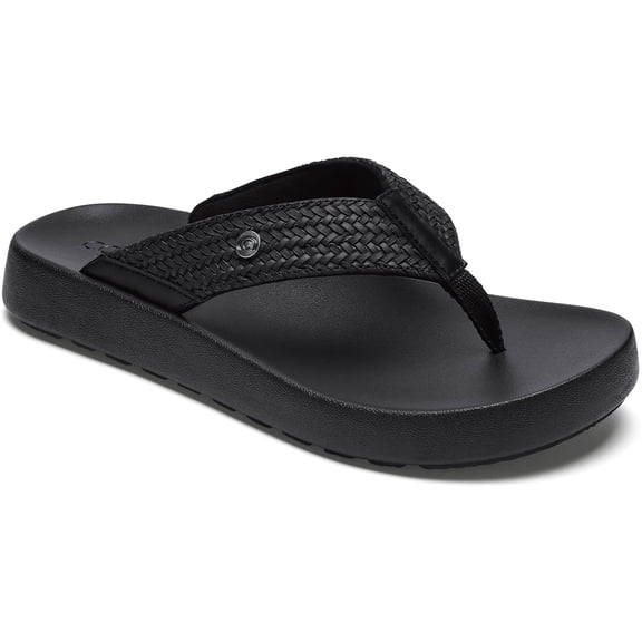 COBIAN Adult Female Palmilla Sandals, Color: Black, Size: 07 (PAL25-001-07)