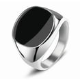 thumbnail image 1 of Anillo Elegante De Lujo De Hombre Laminado Oro 18k Acero Talla 8, 1 of 1