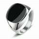 thumbnail image 1 of Anillo Elegante De Lujo De Hombre Laminado Oro 18k Acero Talla 8, 1 of 1