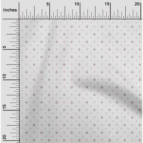 oneOone Cotton Jersey Pink Fabric Arrow & Artistic Floral Fabric for Sewing Printed Craft Fabric by The Yard 58 Inch Wide