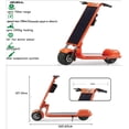 thumbnail image 4 of 350W New Energy Conservation Solar Electric Scooter Portable Foldable Adult Electric Solar Scooter (Black), 4 of 9