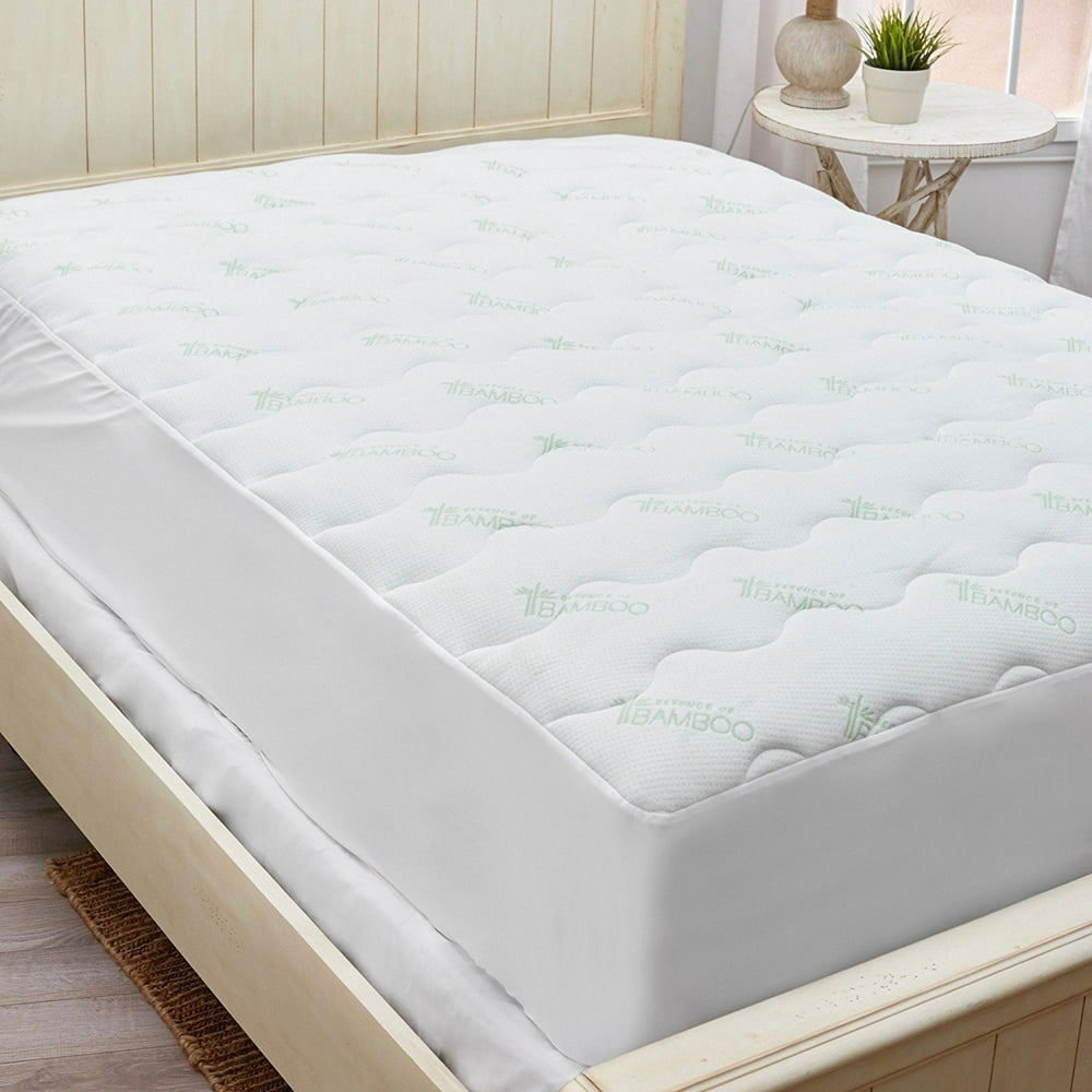 Empire Home Waterproof Bamboo Thick Soft Mattress Cover Topper Cool