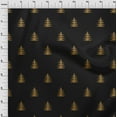 thumbnail image 3 of oneOone Organic Cotton Voile Fabric Christmas Tree Ikat Print Sewing Fabric BTY 42 Inch Wide, 3 of 4