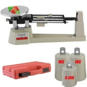 Mechanical Balance Scale Portable Triple Pro Mechanical Triple Beam Balance, 2610g Capacity, 0.1g Readability Lab Analytical Weighing Balance Scale