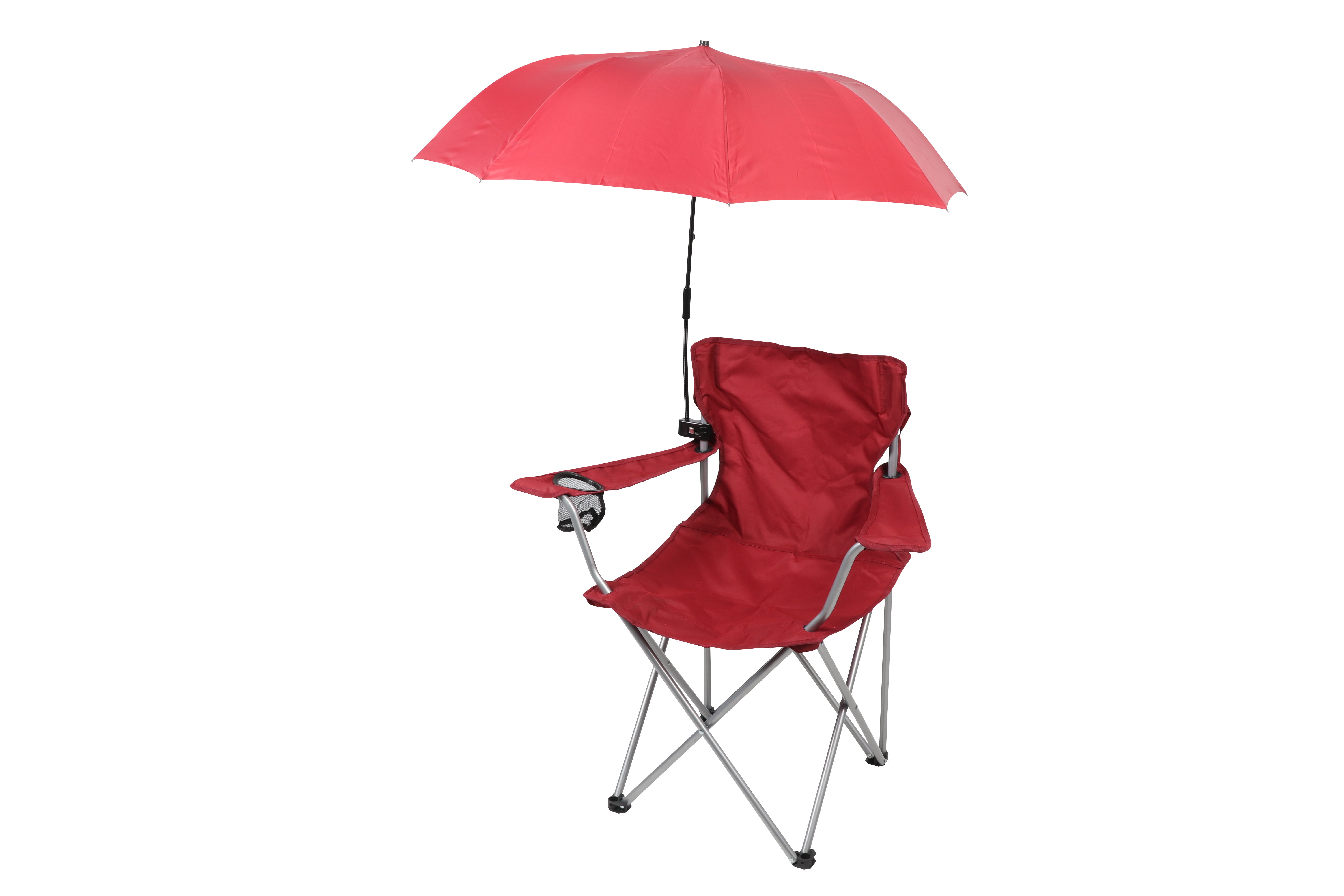 Ozark Trail Regular Chair Umbrella with Universal Clamp, Red - Walmart.com