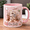 Black, variant on Personalized Dentist Coffee Mug, Pink Dental Tools Ceramic Coffee Cup with Tooth Model