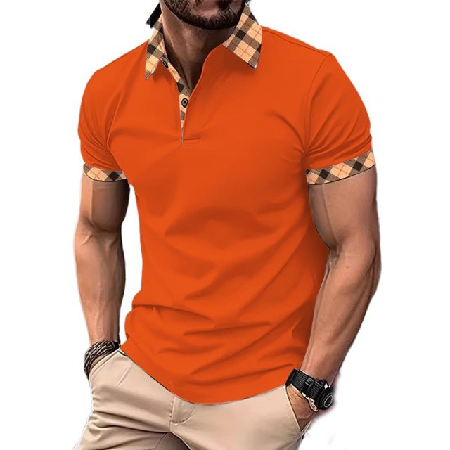 Chemise d'Été Décontractée Respirante & Séchage Rapide Col Golf Manches Courtes pour Hommes