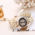 thumbnail image 2 of Reloj de cuarzo para mujer, relojes para mujer, reloj de pulsera analógico de cuarzo con cuerda de punto y cadena, reloj de cuarzo, 2 of 2