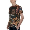 thumbnail image 4 of Men's T-Shirt Graphic Print Crew Neck Unisex Short Sleeve Hip Hop Adults Tees Top Streetwear, 4 of 8